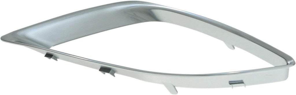 Fog Light Trim Set of 2 Compatible with 2014-2020 Dodge Durango Silver Front, Driver and Passenger Side