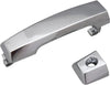 for Infiniti QX56 Exterior Door Handle Front, Driver Side Chrome (2004-2010) | with Key Hole| Trim:All Submodels