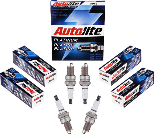Autolite Platinum AP65 Automotive Replacement Spark Plugs (4 Pack)