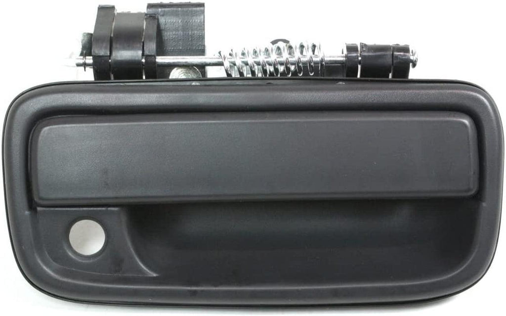 Front Exterior Door Handle Kit Compatible with 1995-2004 Toyota Tacoma Textured Black Driver and Passenger Side