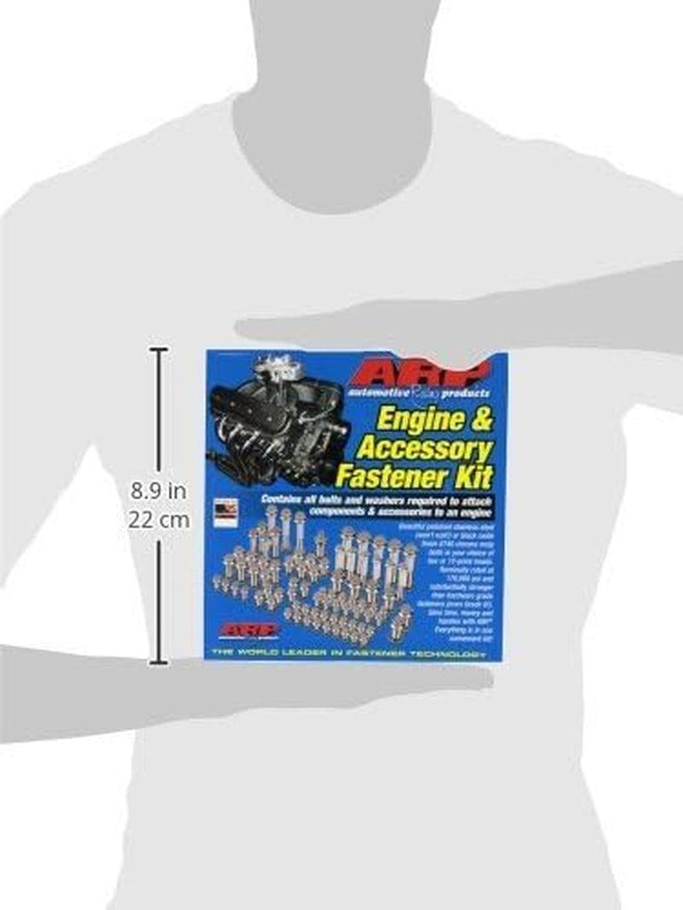 534-9604 6-Point Stainless Steel Complete Engine Fastener Kit for Small Block Chevy