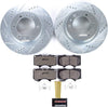 Power Stop K137-36 Front Z36 Truck & Tow Brake Kit, Carbon Fiber Ceramic Brake Pads and Drilled/Slotted Brake Rotors