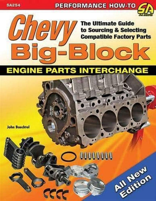 Chevy Chevy 348 396 402 427 454 Big Block Engine Parts Interchange