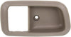 Door Handle Trim Set Compatible with 2000-2006 Toyota Tundra Beige Front, Driver and Passenger Side