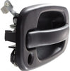 for Chevy Silverado 3500 Exterior Door Handle Front Passenger Side Textured Black 2001-2006 | with Key Hole | Trim: Base/Ls/Lt | GM1311129 | 15034986