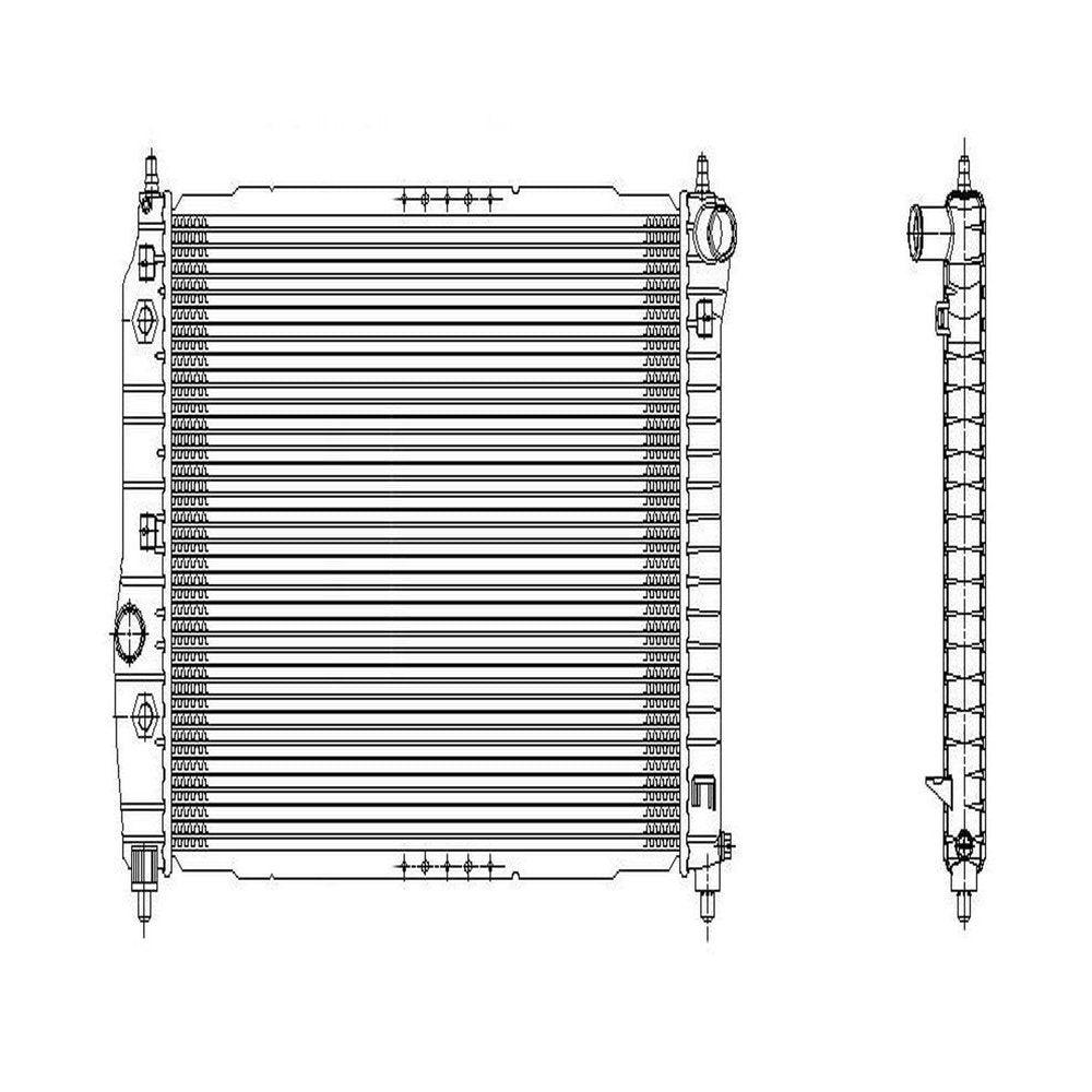 04 08 Cv a Veo at 1R Pa (W/ Toc)(W/ Ac) Rad Fits 2007 Chevrolet Aveo