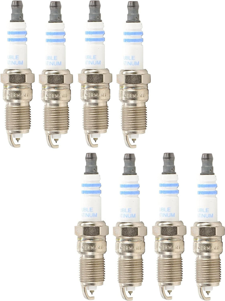 Premium OE Fine Wire Double Platinum Set of 8 Spark Plugs for Saab GMC Chevrolet