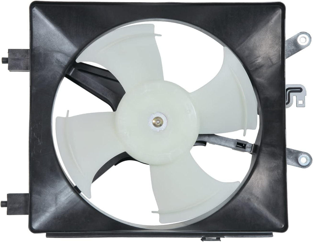 610380 Cooling Fan Assembly Compatible with 2001-2005 Honda Civic, Black