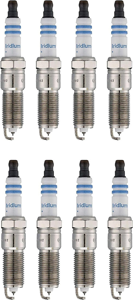 Premium OE Fine Wire Set of 8 Double Iridium Spark Plugs for Ford F-150 Mustang V8