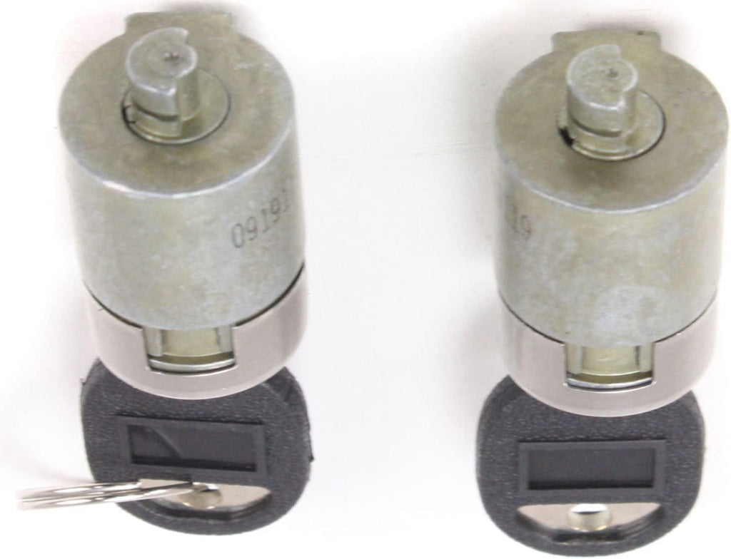 Exterior Door Handle Set of 3 Compatible with 1988-1994 Chevrolet C1500, Fits 1992-1994 GMC Yukon, Fits 1988-1994 Chevrolet K1500 & 1988-1994 Chevrolet C2500 Front, Smooth Black