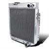 3 Core Mt Aluminum Cooling Radiator Compatible with Ford Mustang Shelby V8 1964-1966