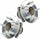 TRQ Rear Wheel Hub & Bearing Assembly Pair Set for Toyota Pontiac W/Abs