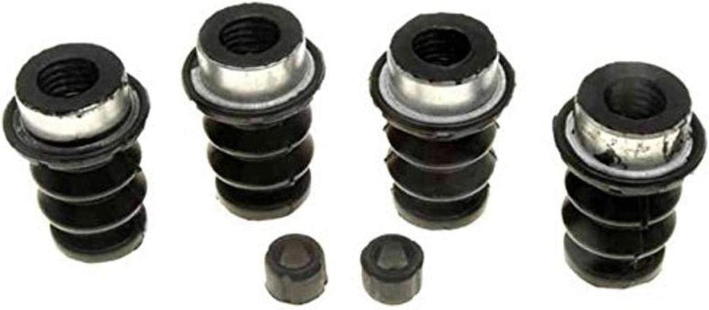 Professional 18K2418 Front Disc Brake Caliper Rubber Bushing Kit with Seals and Bushings