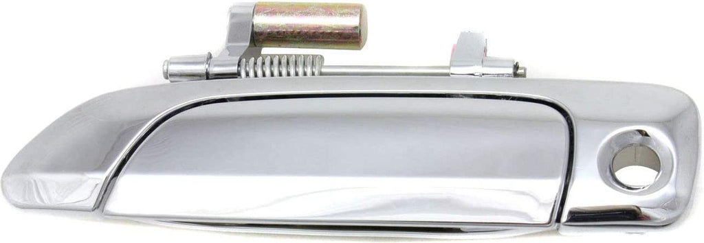 Front, Driver and Passenger Side Exterior Door Handle Set of 4 Compatible with 2001-2005 Honda Civic