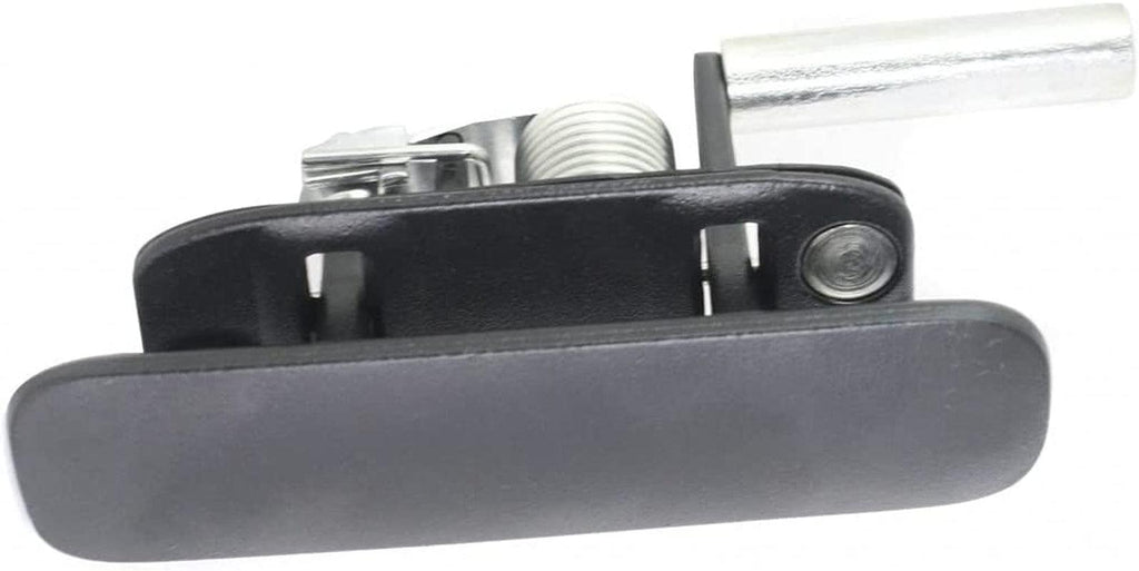 For Ford E-350 Super Duty Exterior Door Handle Rear - Side Sliding Door Smooth Black (1999-2014) | Trim:All Submodels