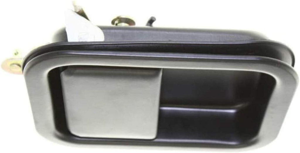 Compatible with Jeep Wrangler TJ Exterior Door Handle 1997-2006 Driver Side | Front | Smooth Black | Trim: All Submodels | CH1311111 | J5758172