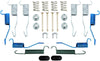 Professional 18K1603 Front Drum Brake Hardware Kit with Springs, Pins, Retainers, Washers, and Caps