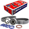 DNJ TBK126 Timing Belt Kit for 1991-1999 / Dodge, Mitsubishi / 3000GT, Diamante, Stealth / 3.0L / DOHC / V6 / 24V / 181Cid / 6G72, 6G72T, 6G72T