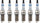 Premium OE Fine Wire Set 6 Double Iridium Spark Plugs for Nissan Toyota Subaru
