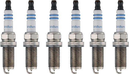 Premium OE Fine Wire Set 6 Double Iridium Spark Plugs for Nissan Toyota Subaru