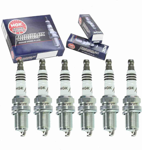 6 Pc NGK Iridium IX Spark Plugs Compatible with Mitsubishi Montero 3.5L V6 1994-2002