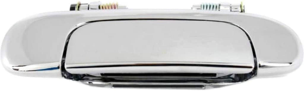For Mazda Protege Exterior Door Handle Rear, Passenger Side Chrome (1999-2003) | Trim:All Submodels