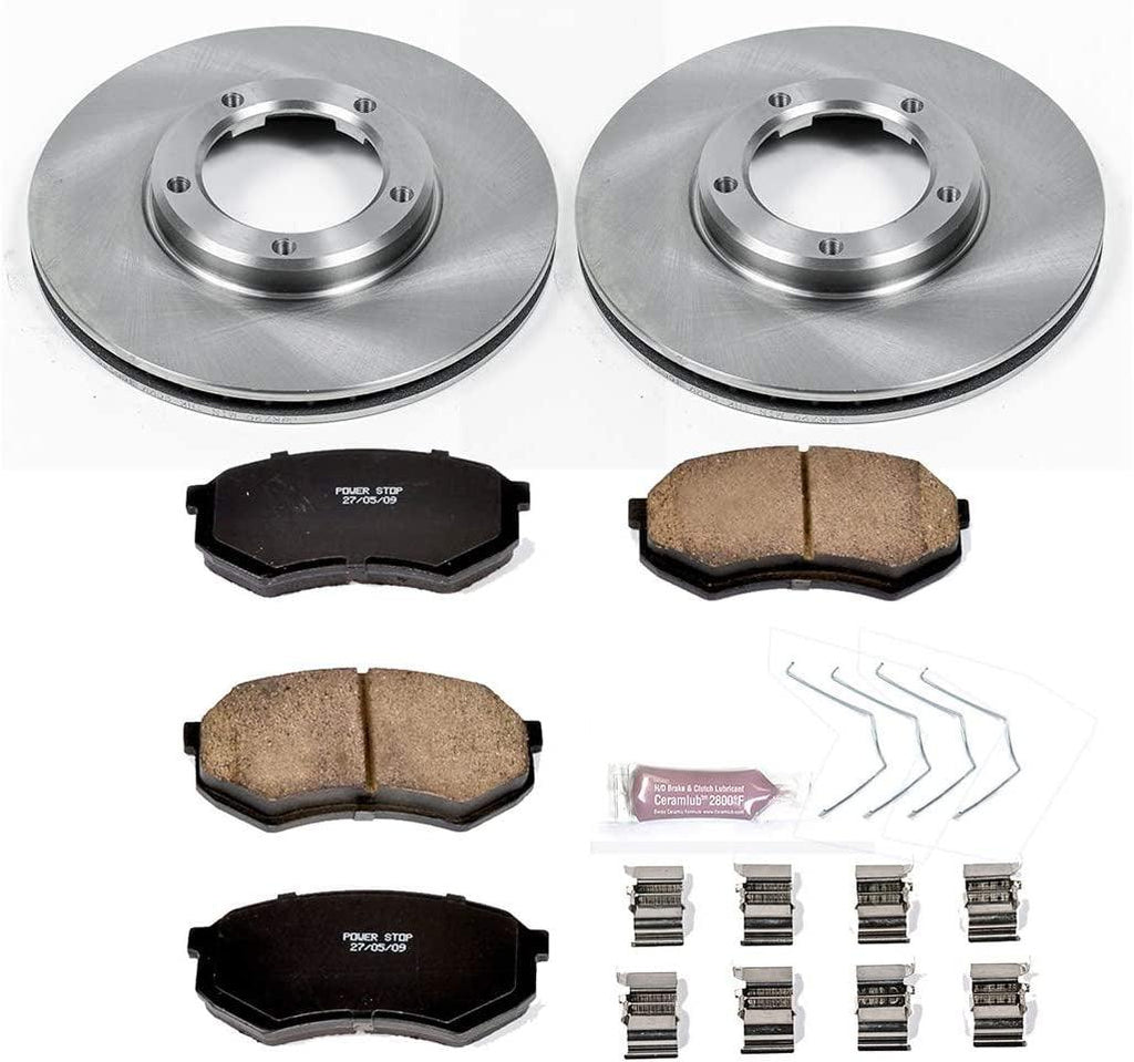 KOE1232 Autospecialty Front Replacement Brake Kit-Oe Brake Rotors & Ceramic Brake Pads