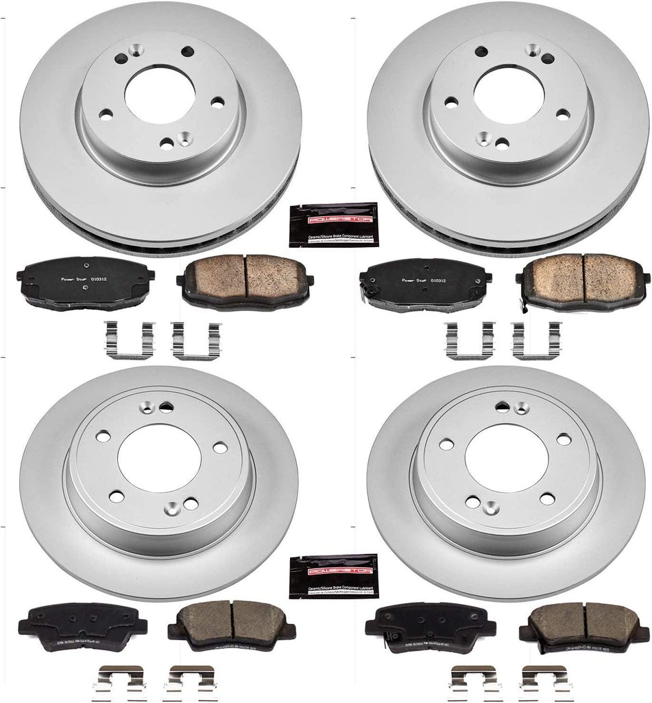 CRK6945 Front and Rear Z17 Evolution Geomet® Coated Brake Kit