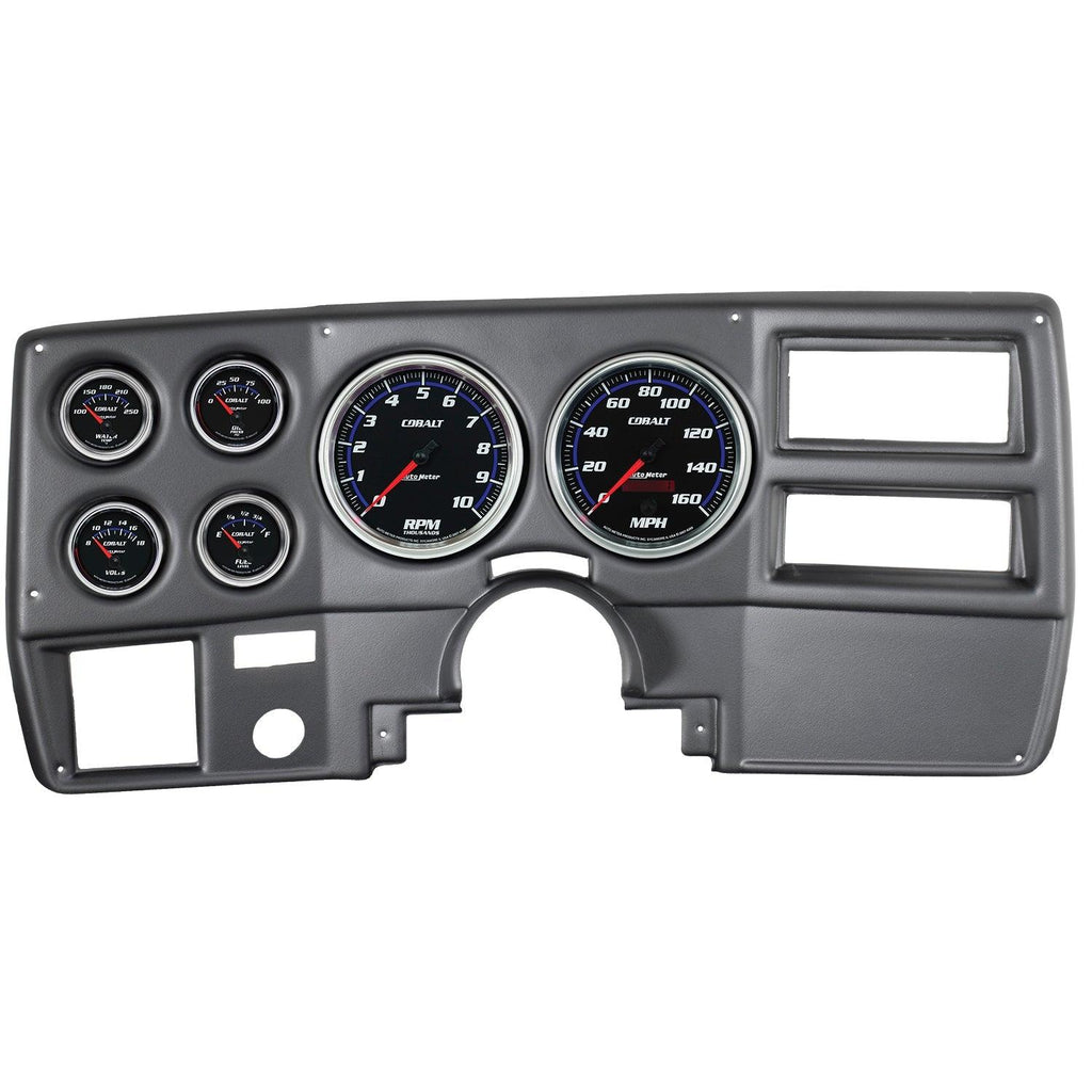 6 GAUGE DIRECT-FIT DASH KIT CHEVY TRUCK / SUBURBAN 73-83 COBALT - greatparts
