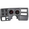 6 GAUGE DIRECT-FIT DASH KIT CHEVY TRUCK / SUBURBAN 73-83 DESIGNER BLACK - greatparts