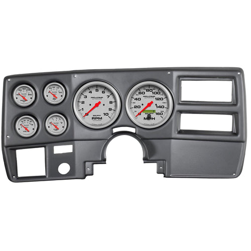 6 GAUGE DIRECT-FIT DASH KIT CHEVY TRUCK / SUBURBAN 73-83 ULTRA-LITE - greatparts