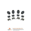 Disc Brake Hardware Kit for Wrangler JK, Wrangler, Tornado+More H5774Q