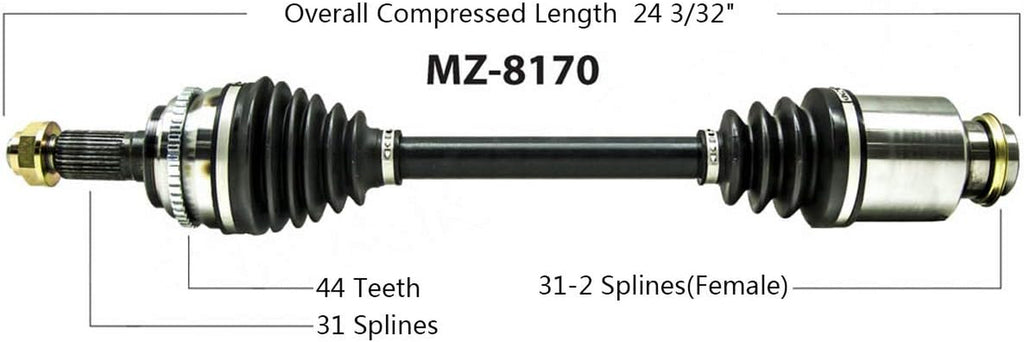 MZ-8170 CV Axle