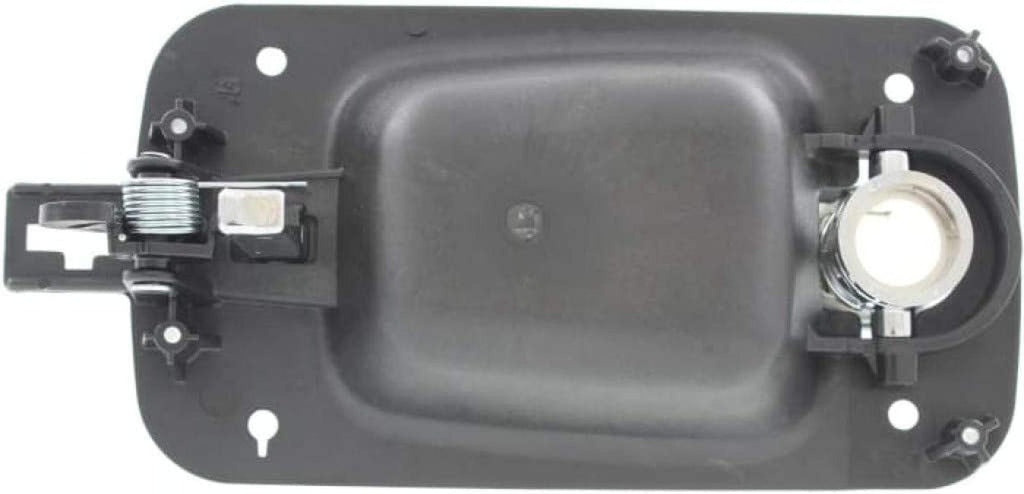 for International Prostar Exterior Door Handle Front, Driver Side Black Bezel with Chrome Lever (2008-2011) | with Key Hole| Trim: Base/Pro La647/Pro LF647
