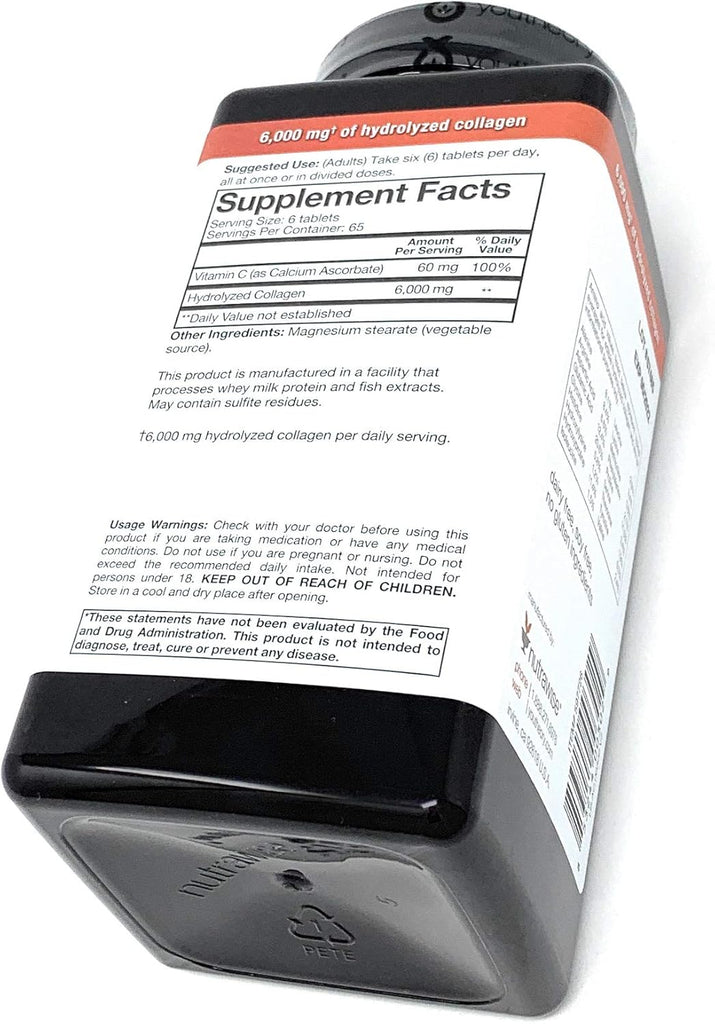 Youtheory Collagen Plus Biotin, 390 Tablets