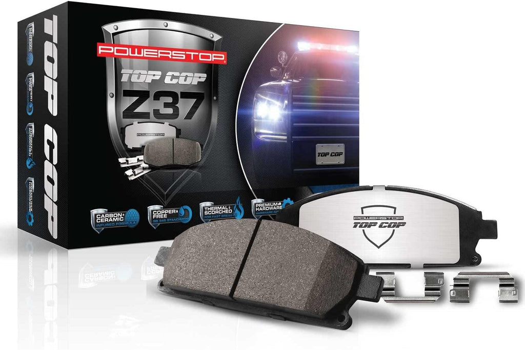 Front Z37-2229 Carbon-Fiber Ceramic Brake Pads Z37 Top Cop