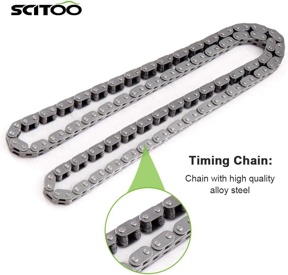 TK10249 Engine Timing Chain Kit Sets Replaces for Chevrolet for Pontiac for Oldsmobile for Buick Cavalier Sunfire Alero Grand Am Malibu Skylark Achieva 2.4L