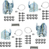 Door Hinge Repair Kit Front Upper Lower LH & RH Set of 4 Compatible with Chevy GMC