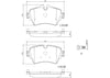 Brembo Front Disc Brake Pad Set for Cooper, Cooper Clubman (P06092N)