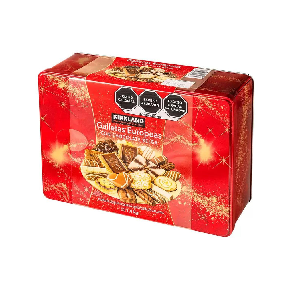 European Cookies Kirkland Signature with Belgian, Chocolate, 49.4 Oz