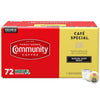 Community Coffee Café Special 72 Count Coffee Pods, Medium-Dark Roast, Compatible with Keurig 2.0 K-Cup Brewers, 72 Count (Pack of 1)