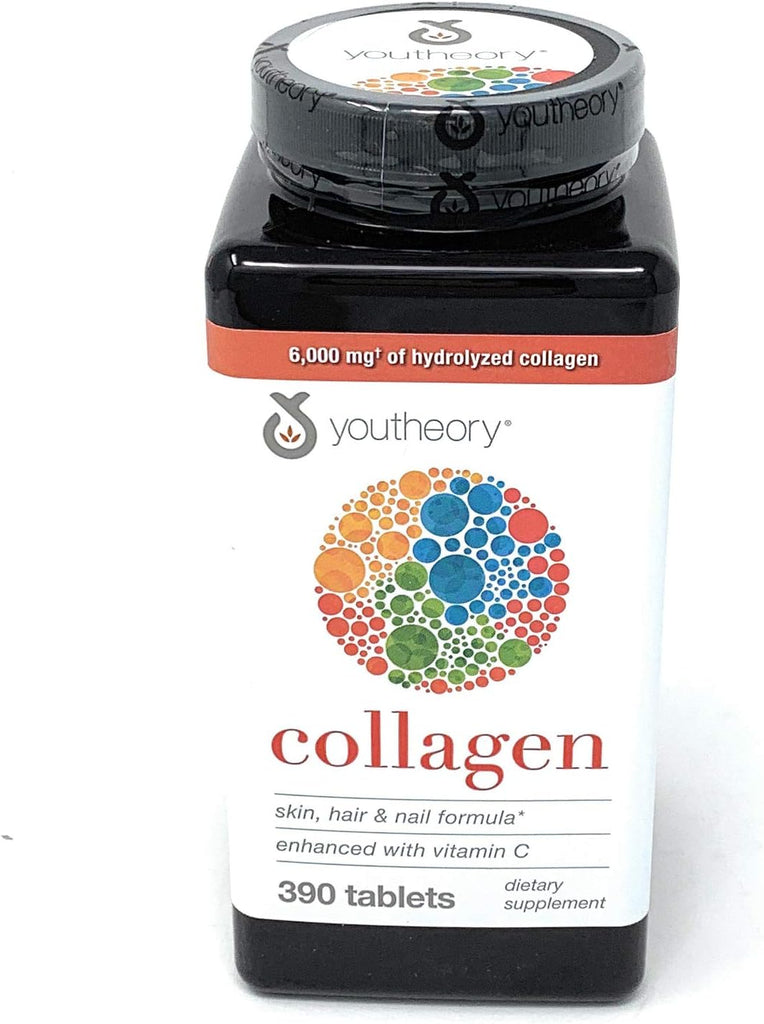 Youtheory Collagen Plus Biotin, 390 Tablets