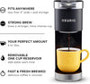 Keurig K-Mini Plus Single Serve K-Cup Pod Coffee Maker, with 6 to 12oz Brew Size, Stores up to 9 K-Cup Pods, Travel Mug Friendly, Matte Black