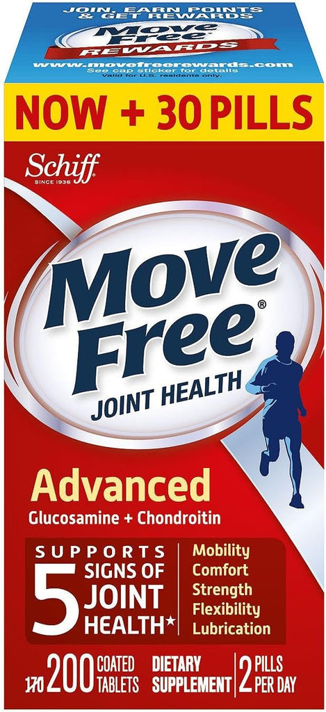 Move Free Advanced, Joint Health, Tablet (200 Count)