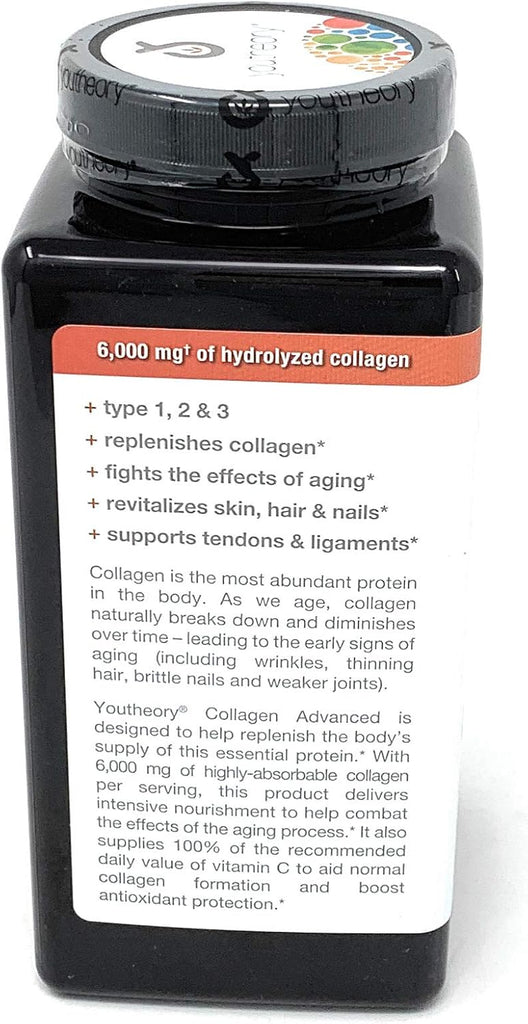 Youtheory Collagen Plus Biotin, 390 Tablets