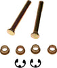Dorman 703-270 Door Hinge Pin And Bushing Kit - 2 Pins, 4 Bushings, 2 Clips Compatible with Select Ford / Lincoln / Mercury Models
