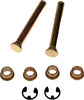 Dorman 703-270 Door Hinge Pin And Bushing Kit - 2 Pins, 4 Bushings, 2 Clips Compatible with Select Ford / Lincoln / Mercury Models