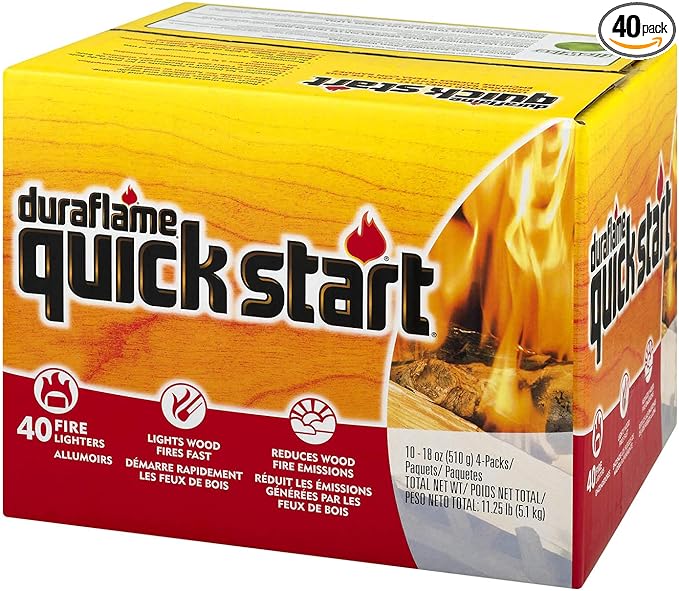 duraflame Quick Start Firelighters, 10 - 4 packs