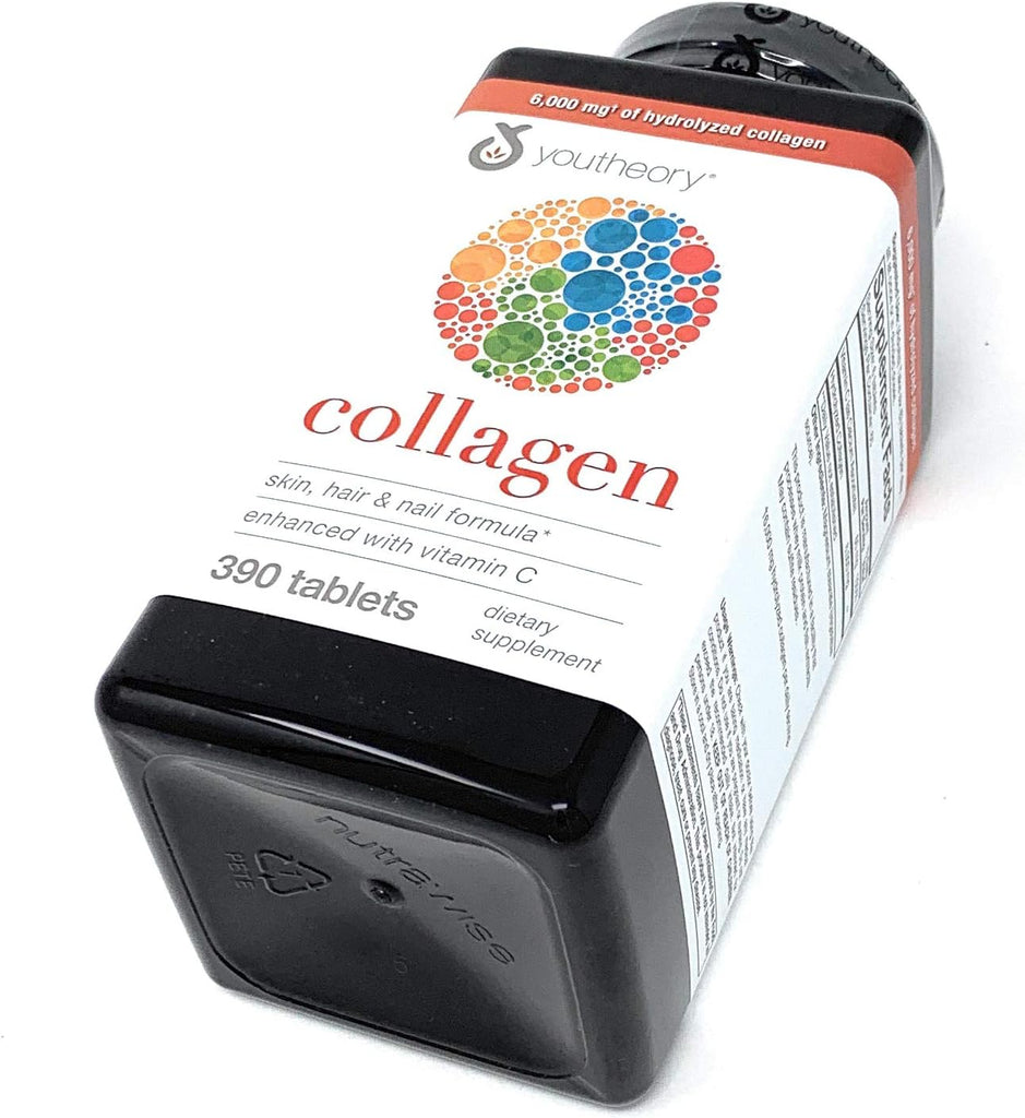 Youtheory Collagen Plus Biotin, 390 Tablets