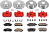 KC2840 Z23 Evolution Sport 1-Click Brake Kit with Powder Coated Calipers (Brake Pads, Drilled/Slotted Rotors)